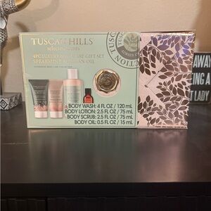 Spearmint & Argan Oil Luxury Body Care Gift Set - Green